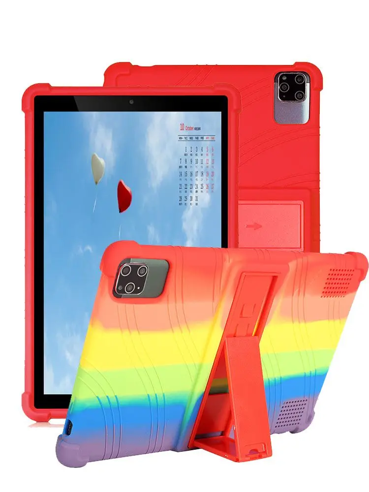 Szoxby-capa de Silicone Universal Macia para Tablet pc Shockproof Cor Sólida Capa Traseira Protetora 10 10.1