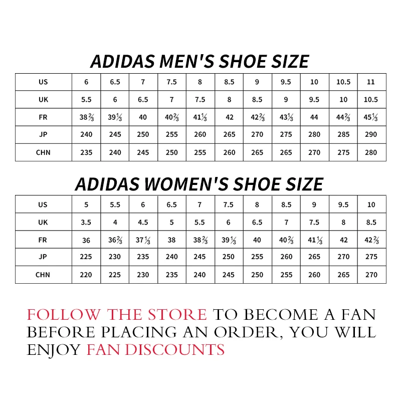 adidas womens size 5