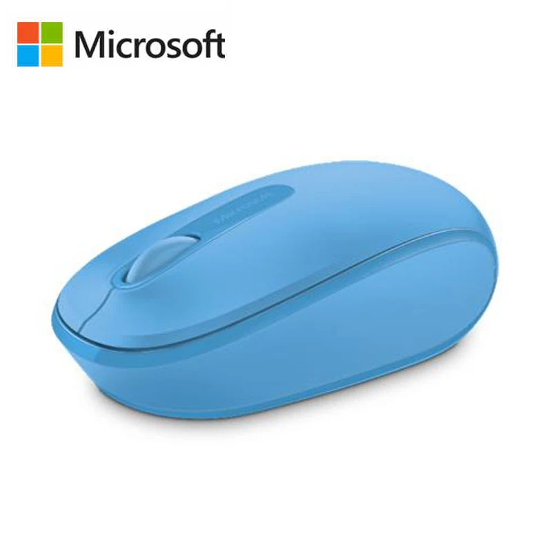 Microsoft 1850 Draadloze Muis 2,4 Ghz Muis Draagbare Mini Muis Student Roze Verse Art Creatieve Leuke Muis Voor ноутбук Настольный - Цвет: Blue