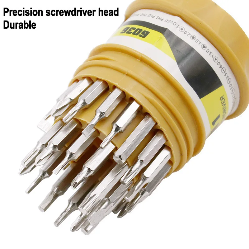 LAMEZIA 31-in-1 Pagoda Type Mini Screwdriver Set Repair Tool For Mobile Phone Cellphone Electronics PC