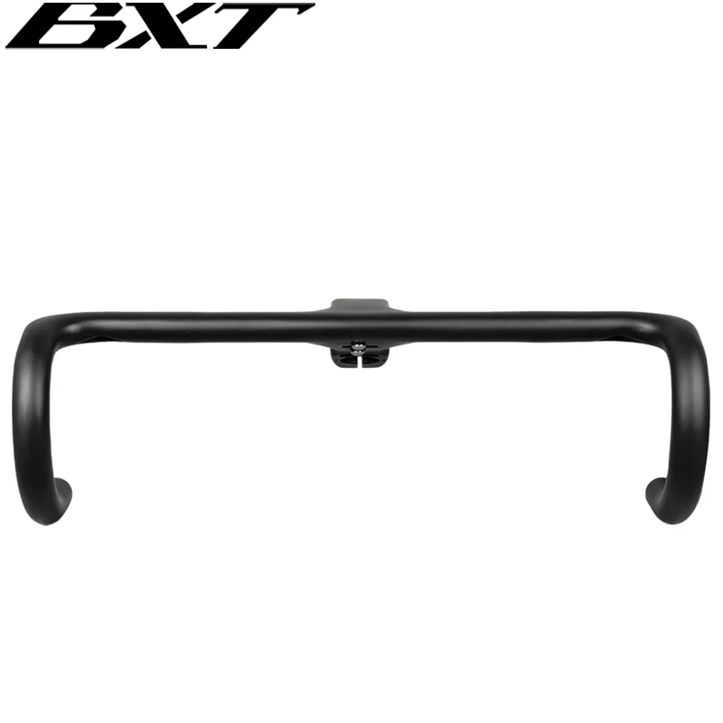 Guidon VTT Carbone Intégré -20° Avec Potence 70-100mm - T-Bar Plat 74cm - Universel