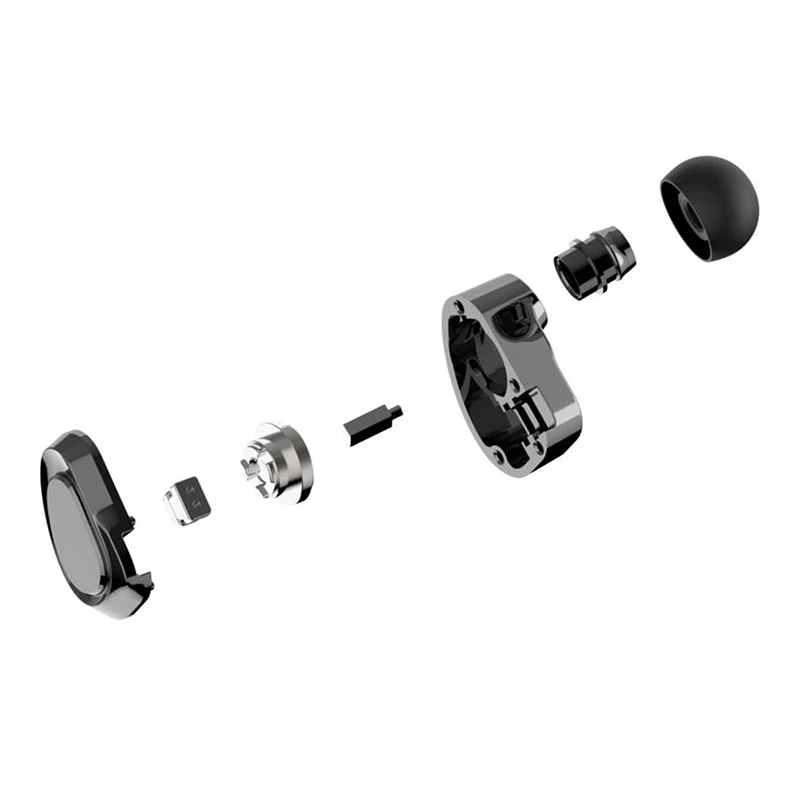 KBEAR KB04 In Ear Earphones 1BA 1DD Hybrid Driver Bass Monitor Sprots Headset Gamer HIFI ASMR Ring Iron Headset With Mic Earbuds