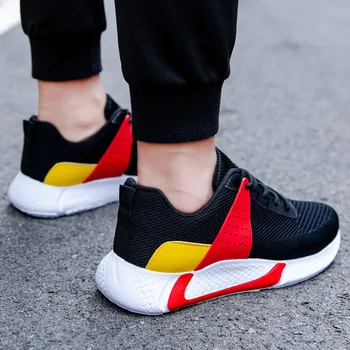 

Fashion Men Dad Shoes Leisure Trend Male White Shoes Non-slip Hard-wearing Footwears Flats Lace Up Tenis Masculino Sneaker