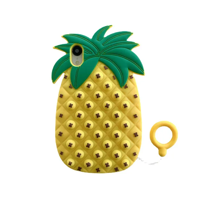 Agrotera Soft Silicone Case Cover for iPhone 7 8 Plus X XS XR 11 Pro Max SE 2020 12 Pop it Fidget Toys Rubber Yellow Duck 7