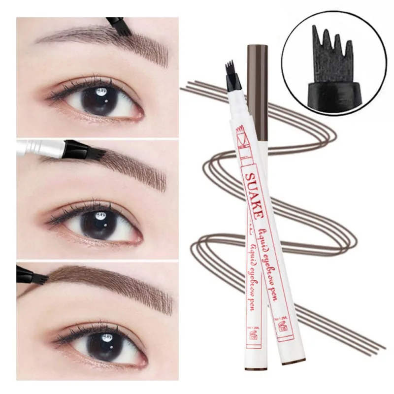

Natural color claw head liquid water eyebrow pencil Long lasting waterproof is not blooming easy to draw