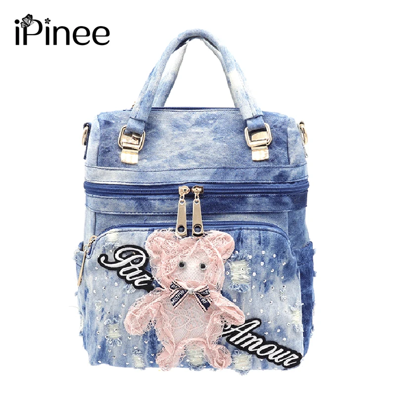 cute denim backpacks