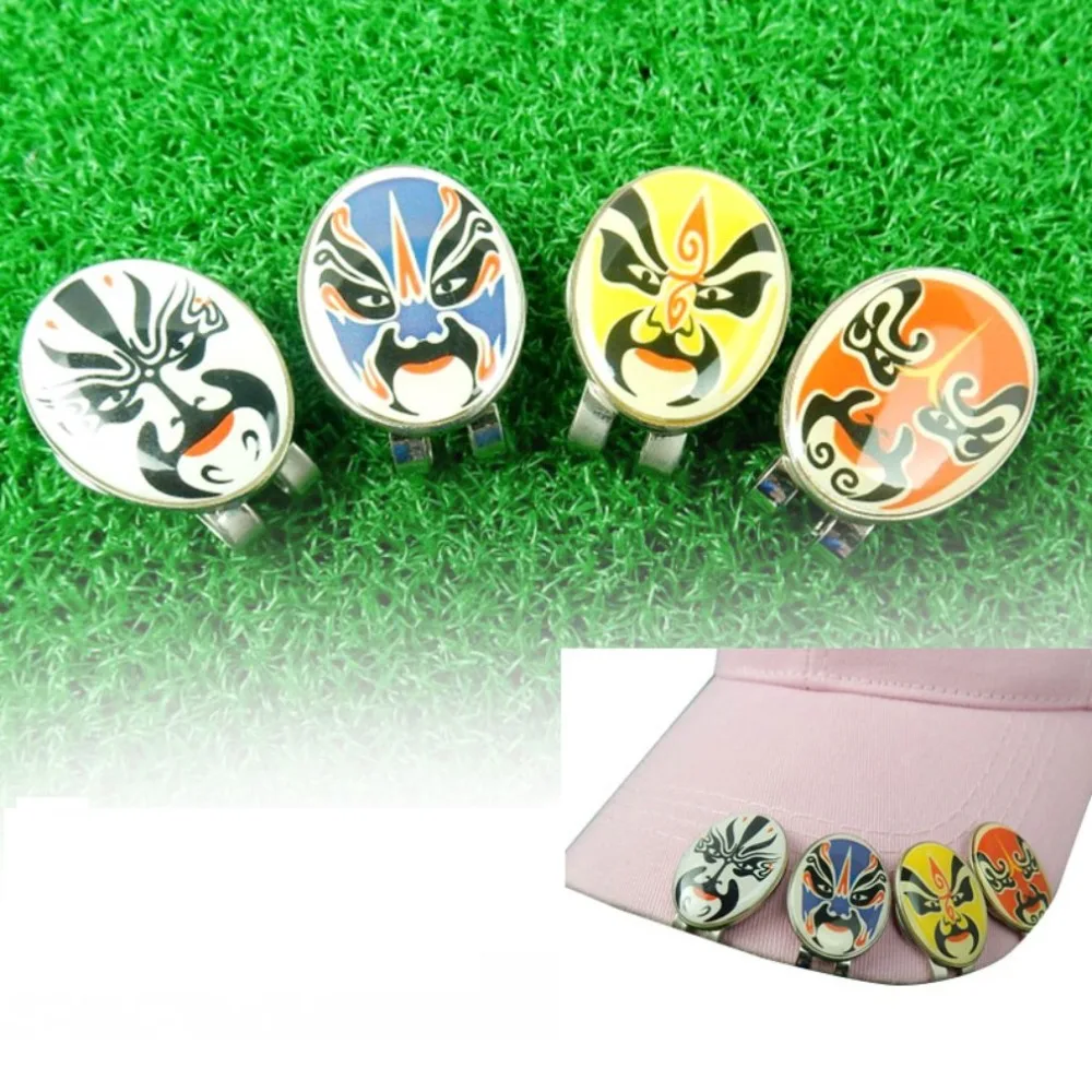 Golf Ball Marker Golf Hat Clip Alloy Magnetic Durable Outdoor Gift Storage Sign Golf Cap Clip
