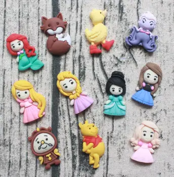 

Kawaii Resin Cabochon Princess animal Flat Back Resin Cartoon Girls DIY Carft for Phone Case Decoration Jewelry Scrapbooking