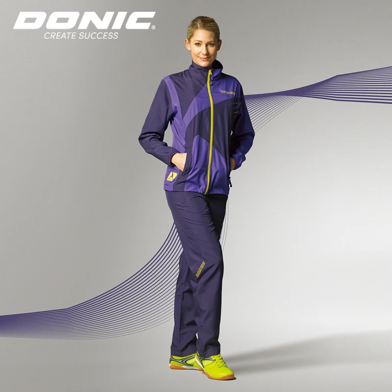 DONIC Table tennis clothes winter sportswear long sleeve ping pong Badminton Sport Jerseys coats trousers