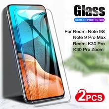2pcs Tempered Glass For Xiaomi Redmi Note 9 Pro Max 9S K30 Pro Zoom Screen Protector Glass For Redmi note 9 s Protective glass