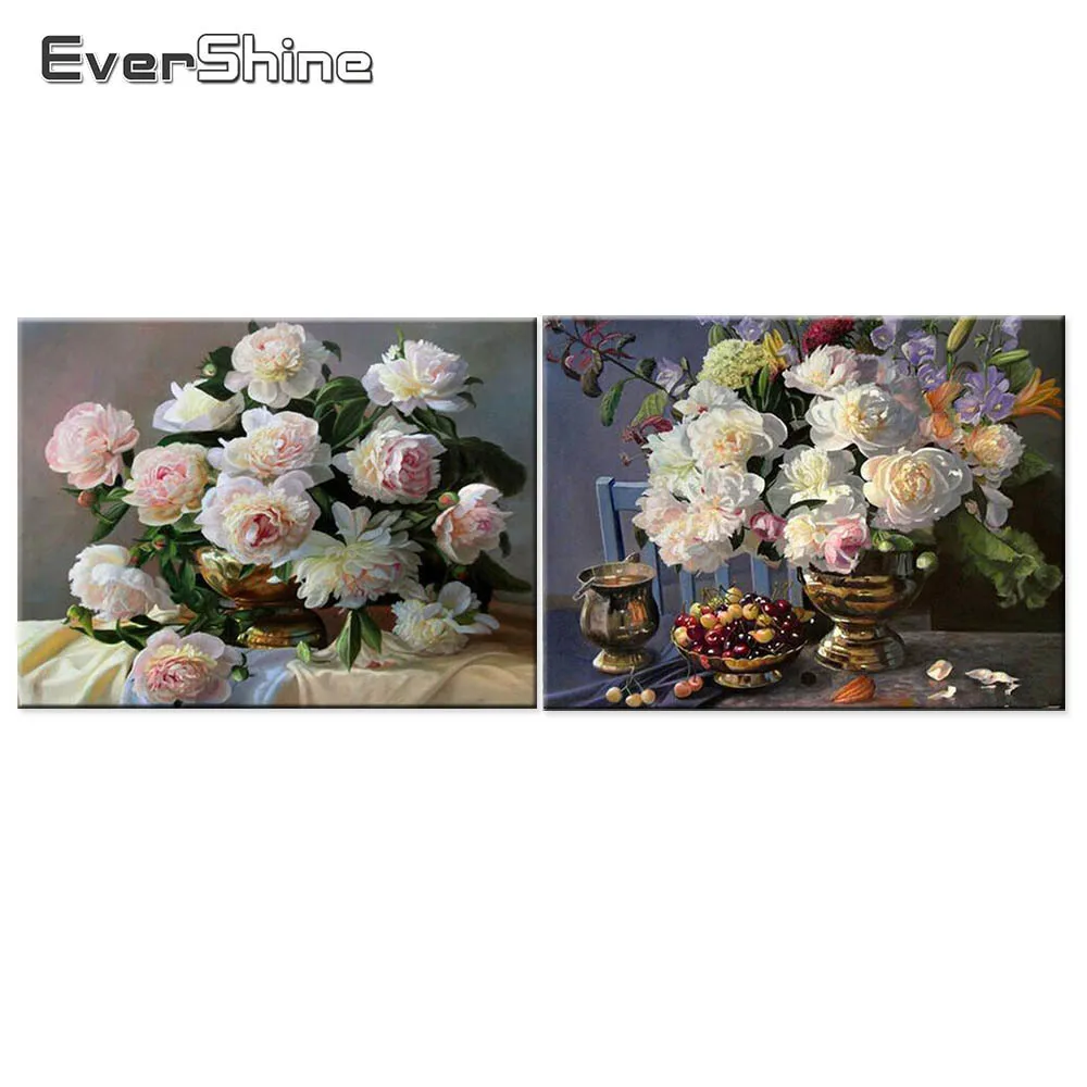 EverShine DIY 5D алмазов картина вышивки крестом фотографии цветов Стразы Полный