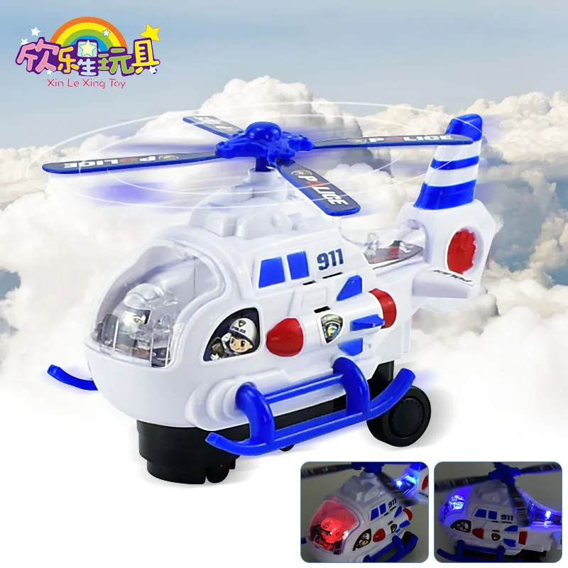 

Stall Toy Electric Universal Airplane Helicopter Patrol Sound-And-Light Electric Airplane