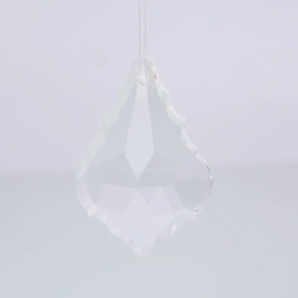 48 мм прозрачный кленовый лист хрустальный шар Призма Suncatcher лампа подвесной Декор