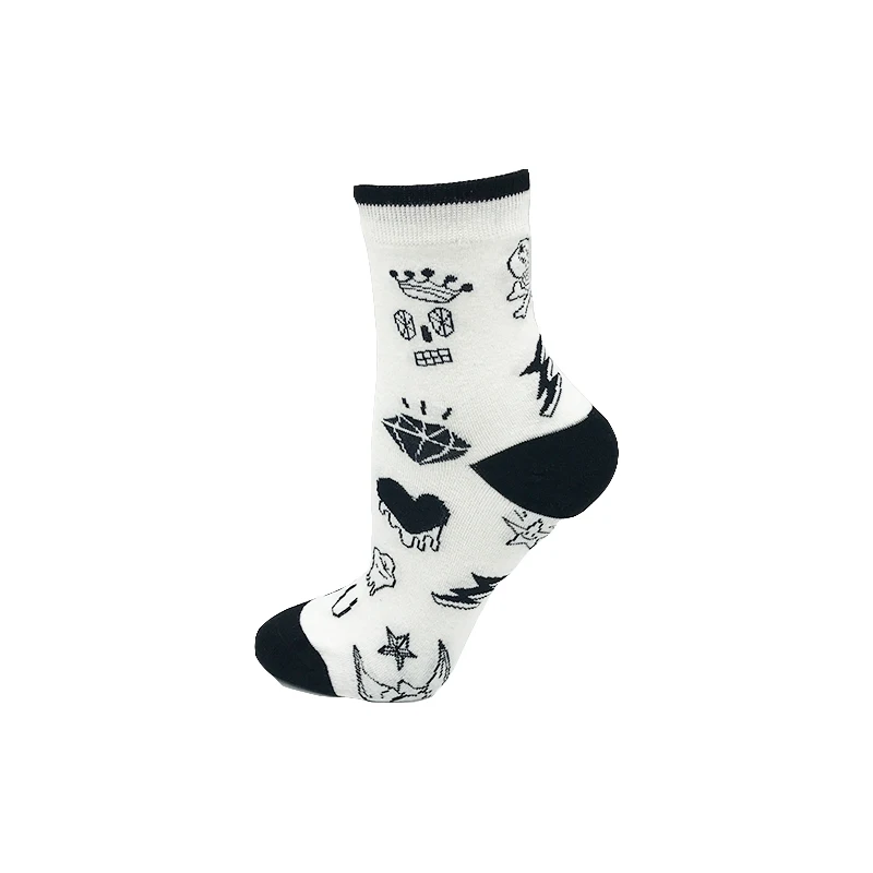 Yeadu/женские хлопковые носки в стиле Харадзюку, милые мягкие носки, Новинка Kawaii, забавная для кошек собак, Dinosuar, единорог, клубника, носки для девочек, подарок
