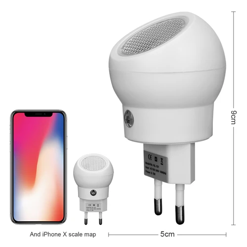 LED 야간 조명 360 회전 침대 옆 램프, 조명 센서, 무선 어린이 램프, 침실 조명, EU 플러그, 220V 아기 2