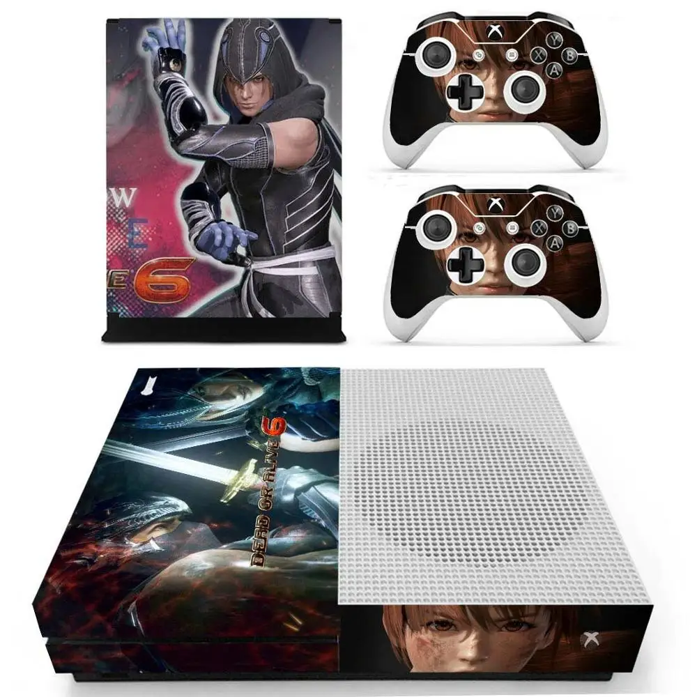 Dead or Alive 6 наклейка s для Xbox One S кожа Виниловая наклейка Pegatina для Xbox one тонкая консоль и два контроллера шкуры