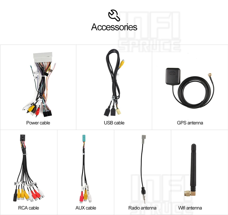 Sale infispruce Car DVD GPS For Hyundai Verna Solaris 2017 Quad Core 9" Android 9.0  Car pc Head unit 1024*600 Car Radio Navigation 18