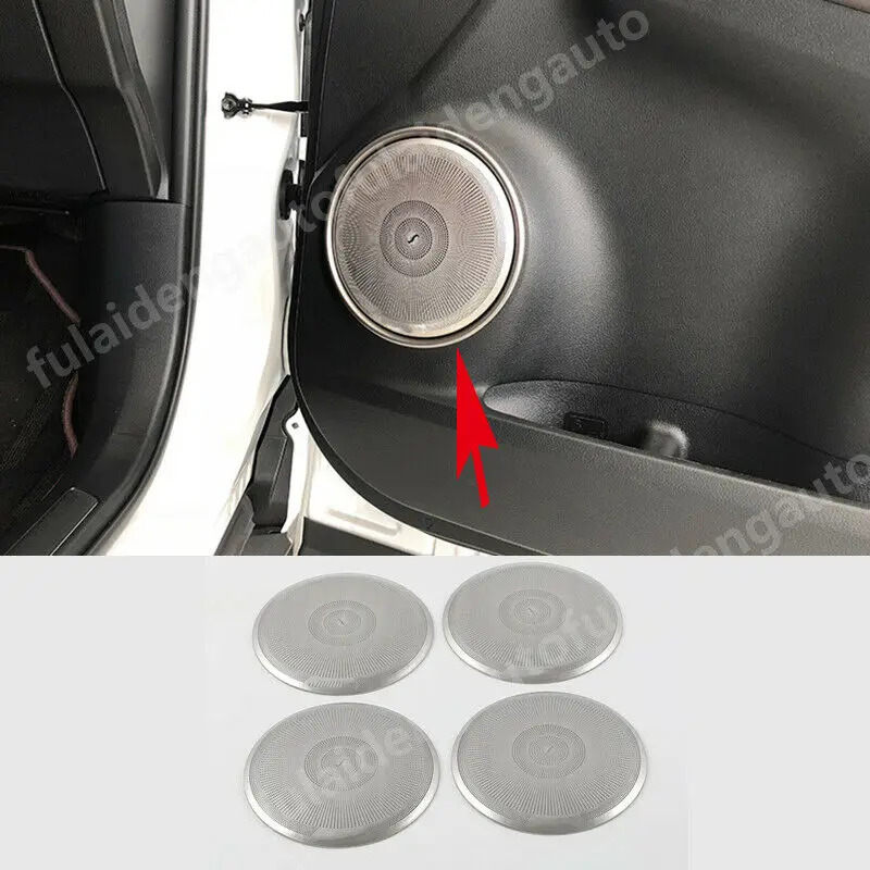 

4 шт., автомобильные стереоколонки из нержавеющей стали, для Lexus NX200t, NX300h 2015-2021