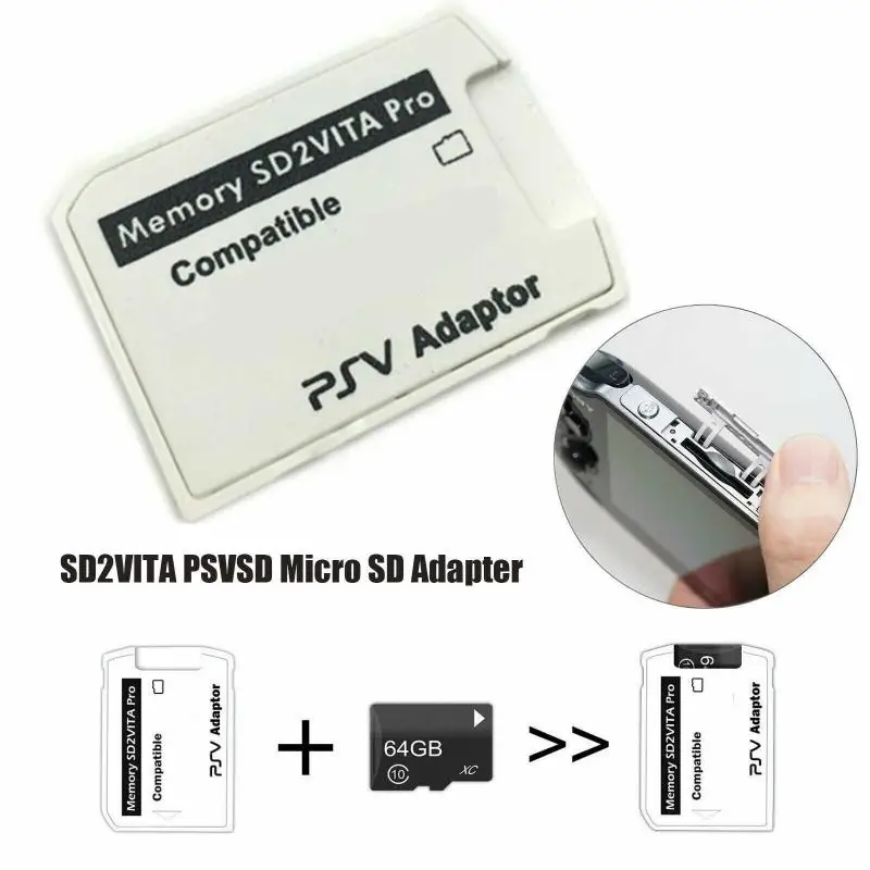 最安値級価格 PS Vita micro SDカード メモリーカード 変換アダプター