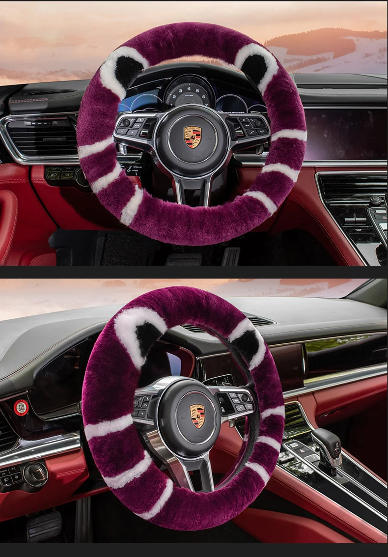 plush steering wheel cover 15