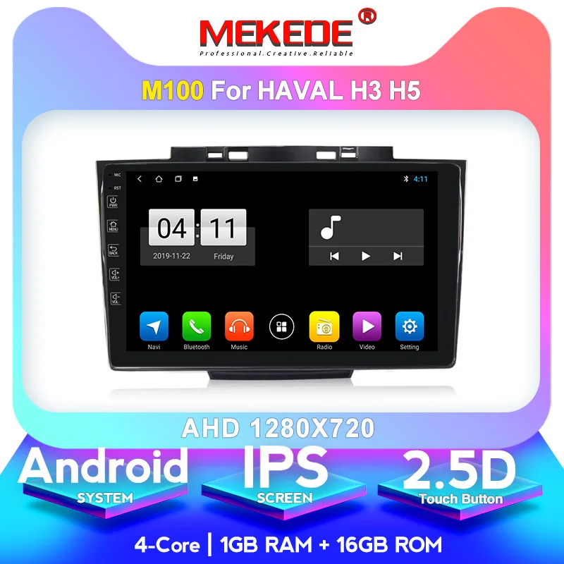Android 9853 2 din автомагнитола для Greatwall Hover Haval H5 H3 2013- автомобильный dvd-плеер Автоаксессуары Авторадио 4G интернет 4G 64G