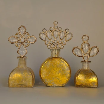 

European Retro Old Craft Perfume Bottle Sealed Cork Decorative Accessories Dressing Table Decoration Decorative Props