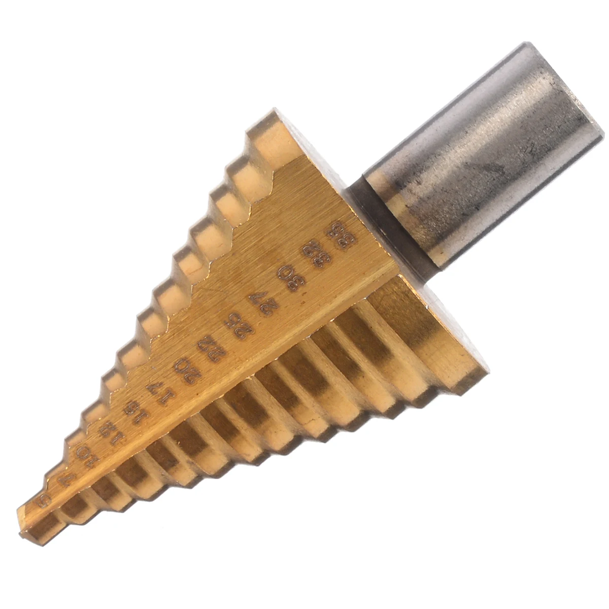 Durable 5-35mm Titanium Cone HSS Steel Step Drill Bit Metal Working Drilling Hole Cutter Step Bits Multi For Wood Metal Drilling