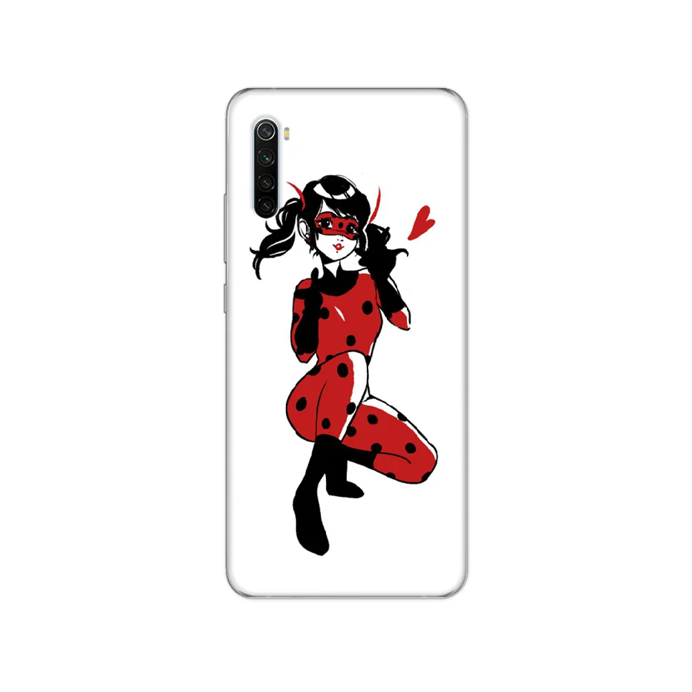 Чехол для телефона Seven Star Ladybug Girl чехол xiaomi Redmi 3S 4A 5A 6A 5 Plus 4X 7 8 8a CC9 K20 Pro K30 прозрачный
