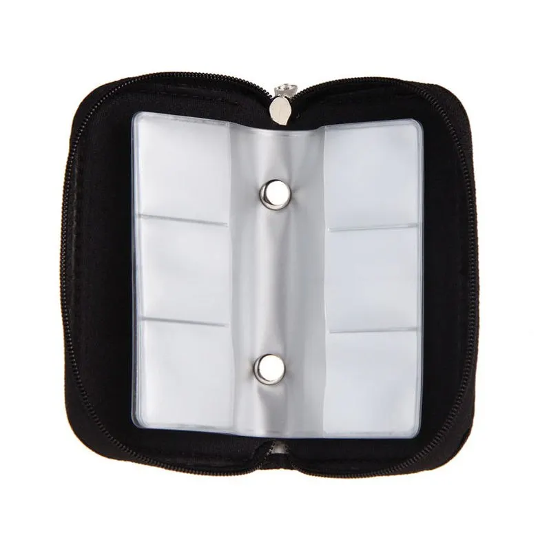 1pcs Memory Card Storage Carrying Case 22 Slots CF/SD/SDHC/MS/DS Protection Bag Portable CF/SD Card Holder Office Supplies