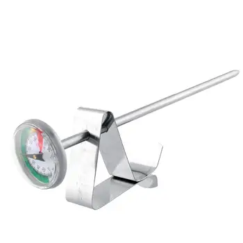 

Kitchen Steel Milk Froth Thermometer Espresso Coffee Temperature Meter