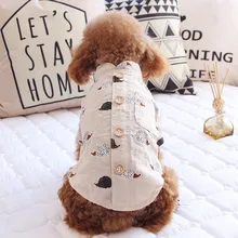 "Ocardian" для собак повседневная детская рубашка с принтом с героями мультфильмов Pet Костюмы костюмы дышащая рубашка футболка для собак собака Прямая поставка одежды