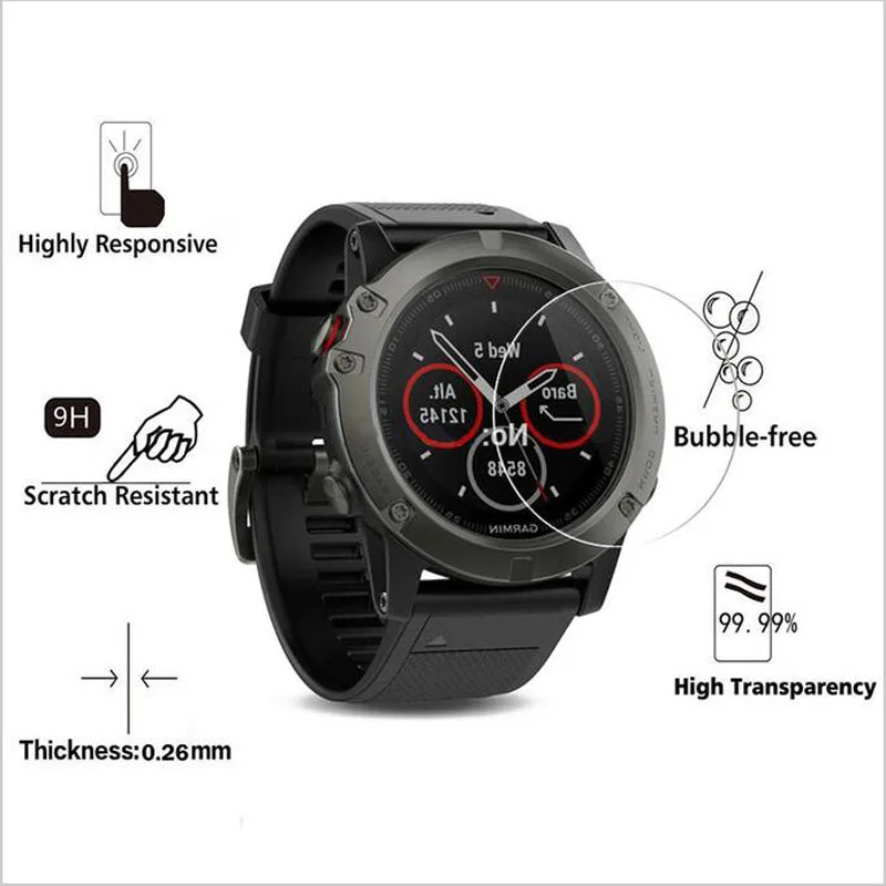 Ультра HD прозрачная защитная пленка для Garmin Fenix 5/5s Fenix5 Fenix5S часы закаленное