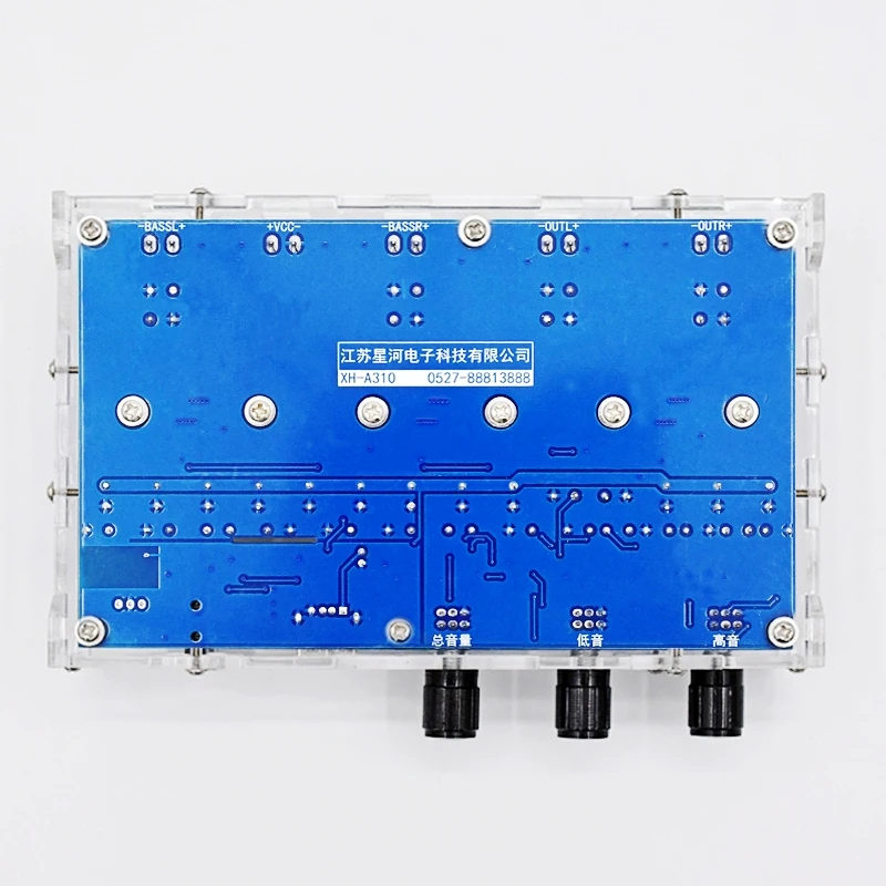 Bluetooth 5,0 TPA3116D2 4 канала 50Wx2+ 100Wx2 цифровой усилитель мощности доска стерео двойной Бас Сабвуфер AMP домашний кинотеатр XH-A310