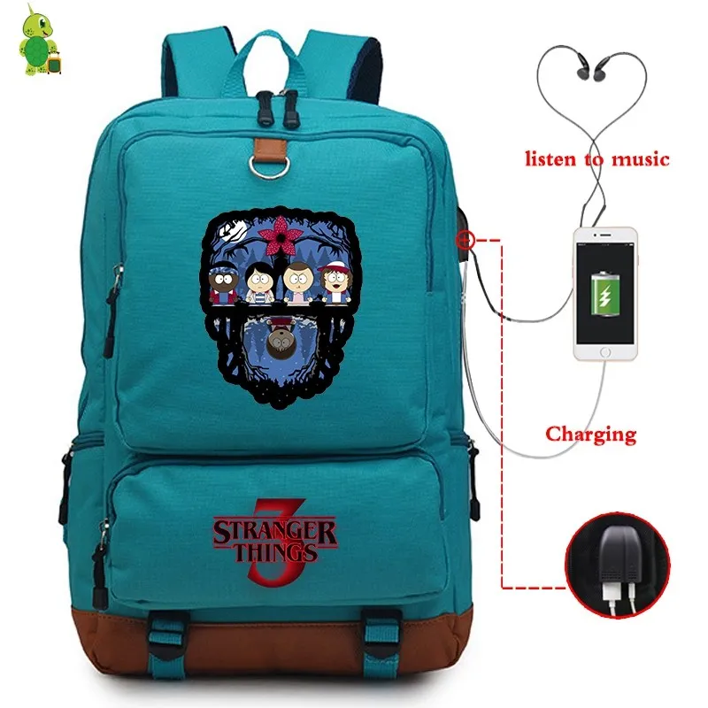26 Mochila странные вещи рюкзаки мужские женские рюкзак USB зарядка путешествия ноутбук рюкзак большие школьные сумки для подростков мальчиков девочек - Цвет: 26