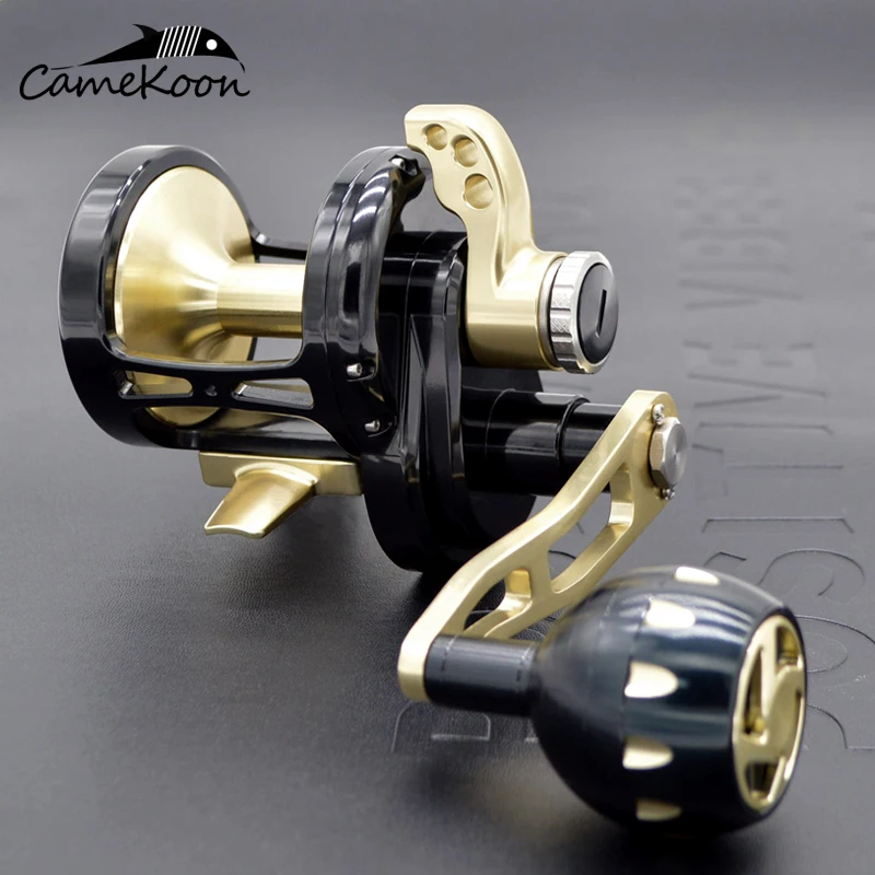 CAMEKOON CNC медленная катушка для джиггинга 35 кг тяговая сила левая/правая ручка