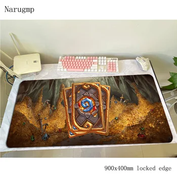 

Hearthstone mouse pad Natural Rubber Computer mat 900x400x3mm gaming mousepad large Kawaii padmouse keyboard games pc gamer desk