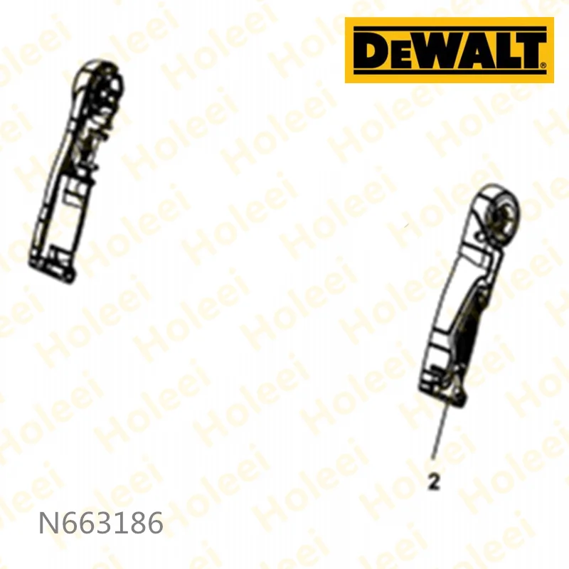 

Back shell for DEWALT DCF008 N663186
