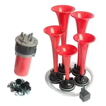 125db 12V 5 труба музыкальная Dixie Dukes Of Hazzard электронный хром Воздушный Рог R2LC