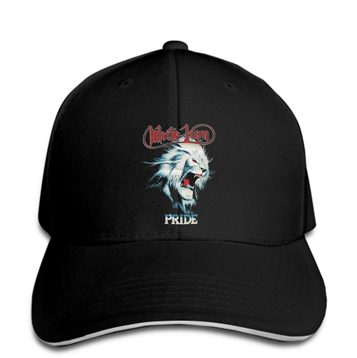 Бейсболка, очень Лучшая, редкая, винтажная, белая, Львенок, Pride Tour, Gilldan Reprint, новая Кепка, остроконечная Кепка