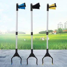 Foldable Trash Reachers Pickers Gripper Adjustable Angle Waste Collection Grabber Garden Pick Up Assist Tools