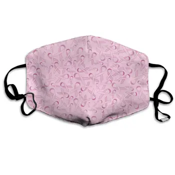 

Pink Pattern Ribbon print Dustproof and windproof mask, washable and reusable, suitable for outdoor sports