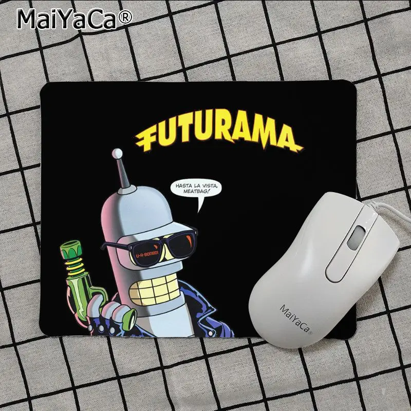 Maiya высокое качество Futurama принт «Planet Express» клавиатура коврики для игровой мыши Лидер продаж подставка под руку мышь - Цвет: No Lock Edge25x29cm