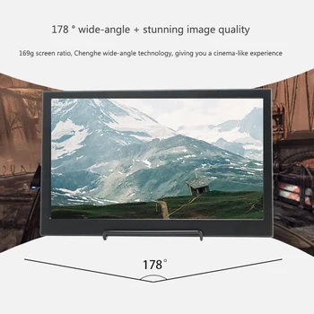 

13.3 Inch Adjustable Backlight IPS Display Phone Computer Mini Screen Wide Angle Dual HDMI Portable Monitor Eye Care Ultra Thin