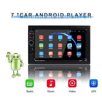 

Car Radio Android Double Din 7 Inch Press Radio GPS Navigation 2 Din Universal Car Multimedia Player BT FM Stereo Audio 8802
