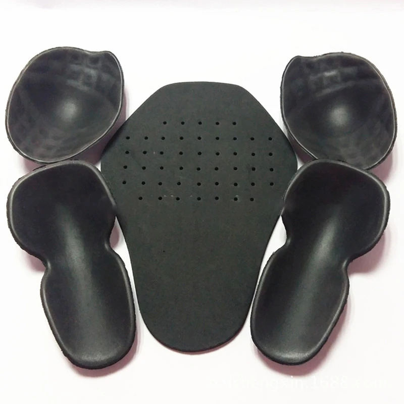 라이더자켓 남성용 후드 가죽 재킷, 단색 따뜻한 오토바이 재킷, 미국 유행 남성 재킷 11 오토바이 재킷 삽입 보호 패드, 등 어깨 팔꿈치 보호대, 오토바이 라이더 바디 아머 액세서리, 세트당 5 개 CR-01