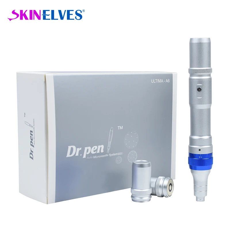 Originale Ultima Derma Pen A6 Auto Microneedle Dr. Pen A6 Wireless Electric Derma Pen Rimozione Della Cicatrice Dell'Acne