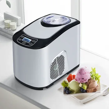 

Household Mini Ice Cream Machine Refrigeration Home Full Automatic Intelligent Ice Cream Maker 1.5L Capacity Ice Cream Makers