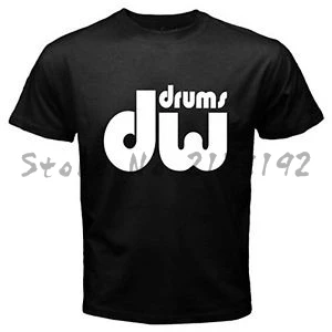 DW drum-музыкальный инструмент Смокинг Рубашка мужские футболки летний Стиль teeshirt мужские новые хлопковые футболки