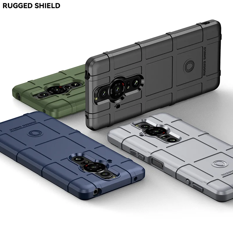 waterproof phone bag For Sony Xperia Pro I Case Cover Rugged Armor Shockproof Cover High Quality Soft Silicon Button For Sony Xperia Pro I waterproof phone pouch for swimming