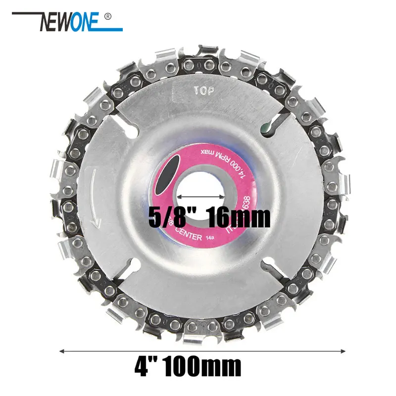 Прочный 4 &quotДиаметр 5/8&quot Арбор резьба по дереву дисковый 22 зуб бензопила диск для